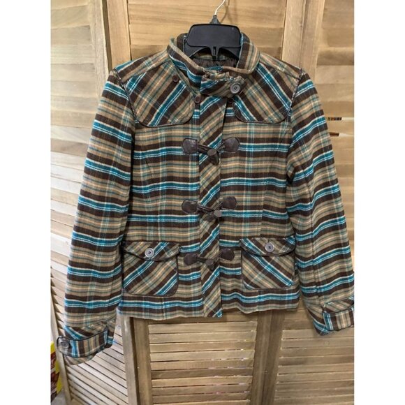 Maurices Thick Winter Jacket Women’s Size Small Plaid - Picture 1 of 6